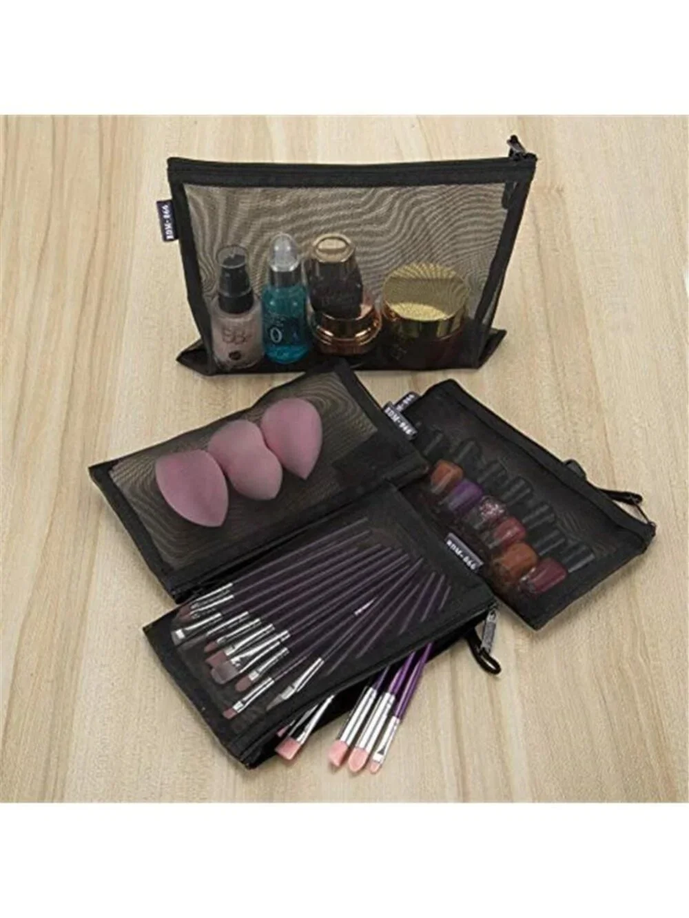 Travel Cosmetic Bag Set Toiletry Organizer Makeup Storage Pouch Kids Unisex